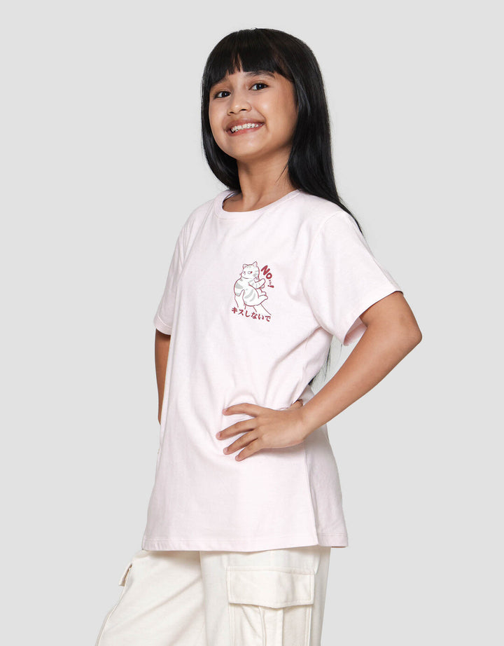 Nevada Cat No Touch Kaos Anak Perempuan