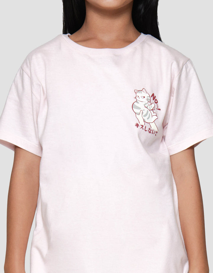 Nevada Cat No Touch Kaos Anak Perempuan