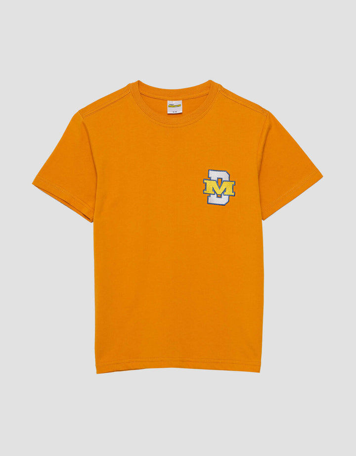 Character Minions Salur M Logo Kaos Anak Laki-laki