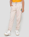 Character Minions Logo Cargo Celana Jogger Anak Laki-laki