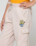Character Minions Logo Cargo Celana Jogger Anak Laki-laki