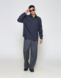 ZES TEXTURED STRIPES JAMES KEMEJA PRIA JAMES