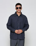 ZES TEXTURED STRIPES JAMES KEMEJA PRIA JAMES