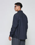 ZES TEXTURED STRIPES JAMES KEMEJA PRIA JAMES