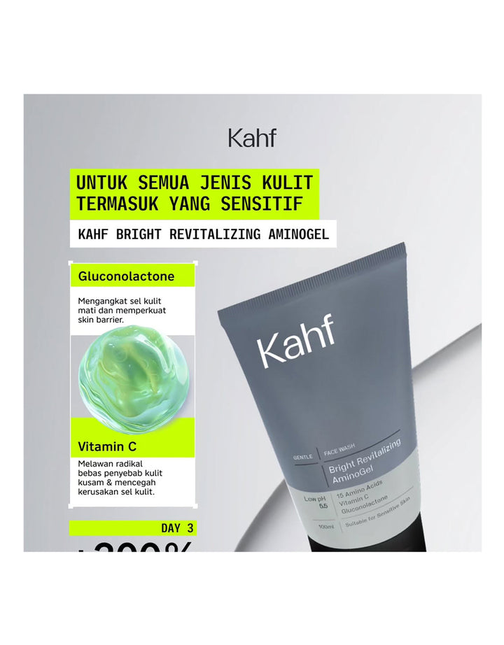 Kahf Bright Revitalizing Aminogel Face Wash 100 ml