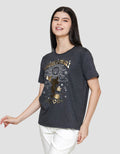 Disney Reguler Print Mickey Mouse Kaos Lengan Pendek Wanita