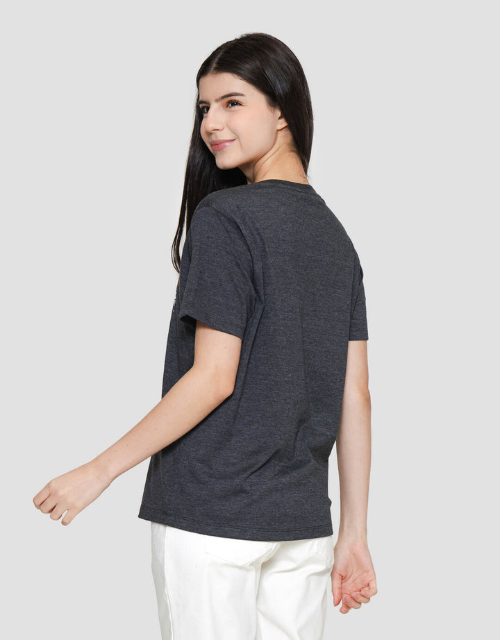 Disney Reguler Print Mickey Mouse Kaos Lengan Pendek Wanita