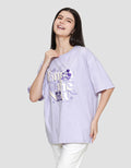 Disney Print Mickey Mouse Kaos Oversize Wanita