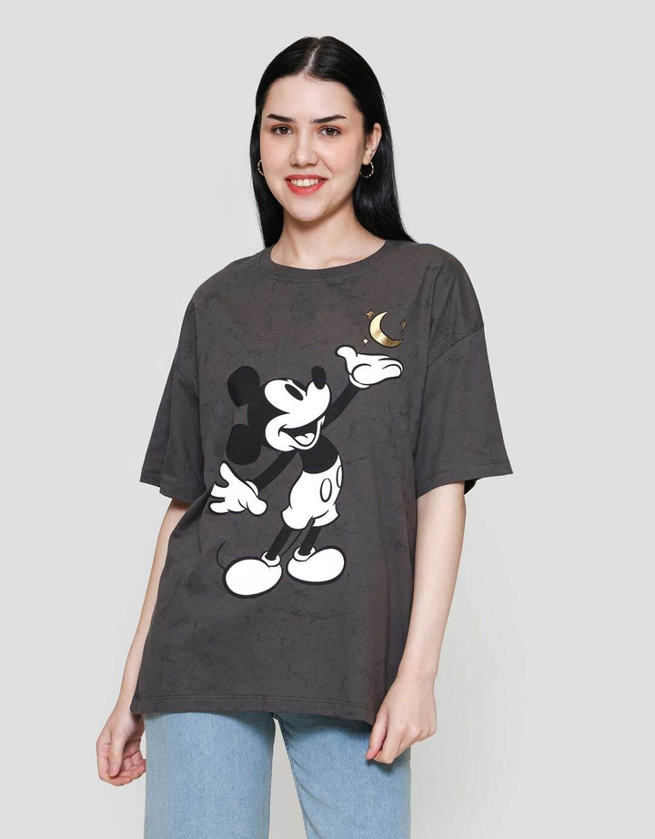 Disney Oversize Print Mickey Mouse Kaos Wanita
