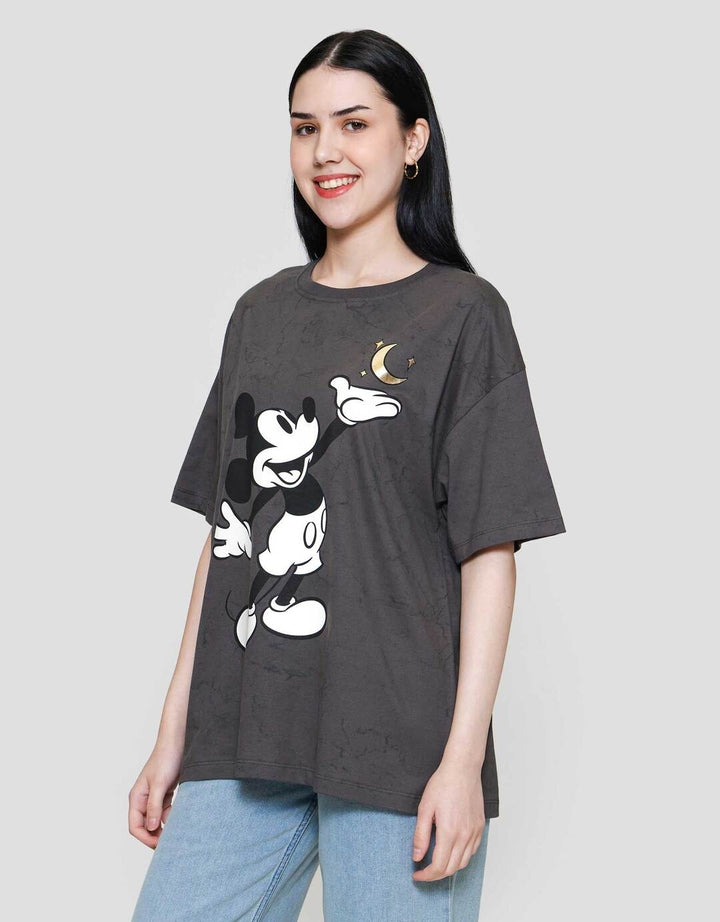 Disney Oversize Print Mickey Mouse Kaos Wanita