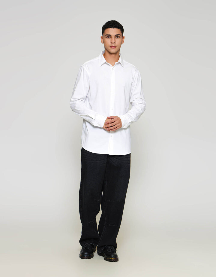 ZES Knit Workwear Alexls Kemeja Pria ALEXLS