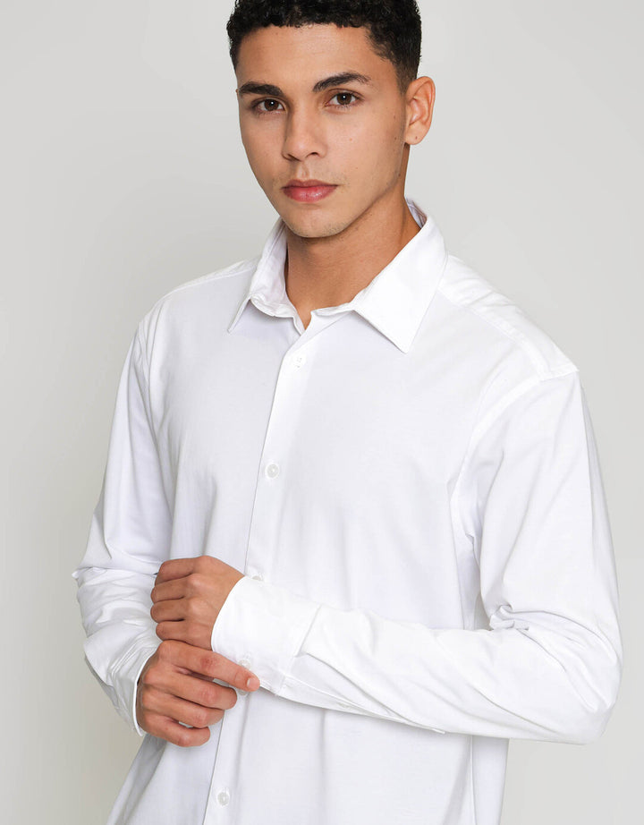 ZES Knit Workwear Alexls Kemeja Pria ALEXLS