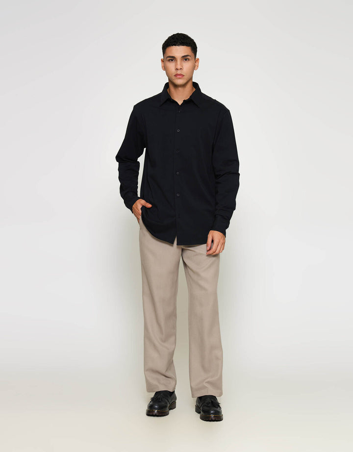 ZES Knit Workwear Alexls Kemeja Pria ALEXLS