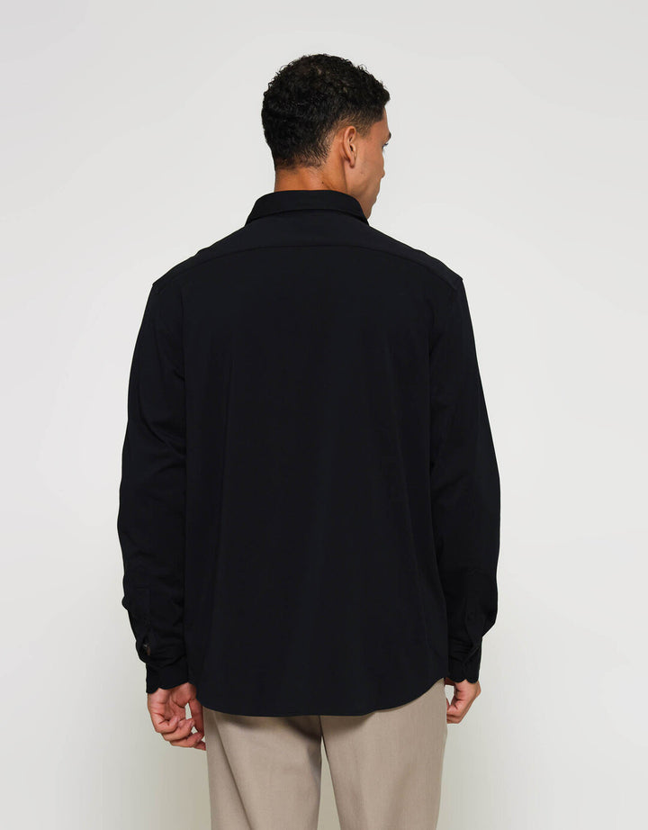ZES Knit Workwear Alexls Kemeja Pria ALEXLS
