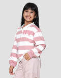 Nevada Stripe Bordir Chenile Sweater Anak Perempuan