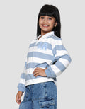 Nevada Stripe Bordir Chenile Sweater Anak Perempuan