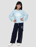Nevada Texture Stopper Bawah Sablon Michigan Sweater Anak Perempuan