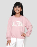 Nevada Texture Stopper Bawah Sablon California Sweater Anak Perempuan