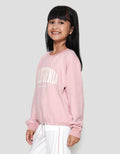 Nevada Texture Stopper Bawah Sablon California Sweater Anak Perempuan