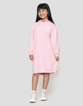 Nevada Hoodie Bordir Midi Dress Anak Perempuan