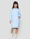 Nevada Hoodie Bordir Midi Dress Anak Perempuan