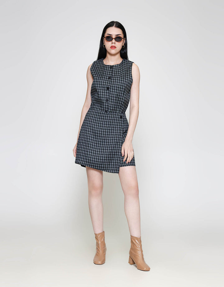 ZES Tweed Celana Rok Wanita MPRWB009