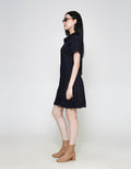 ZES Semi Tennis Rok Midi Dress Wanita SSDD001