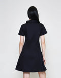 ZES Semi Tennis Rok Midi Dress Wanita SSDD001