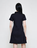 ZES Semi Tennis Rok With Zipper Midi Dress Wanita SSDD002