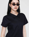 ZES Semi Tennis Rok With Zipper Midi Dress Wanita SSDD002
