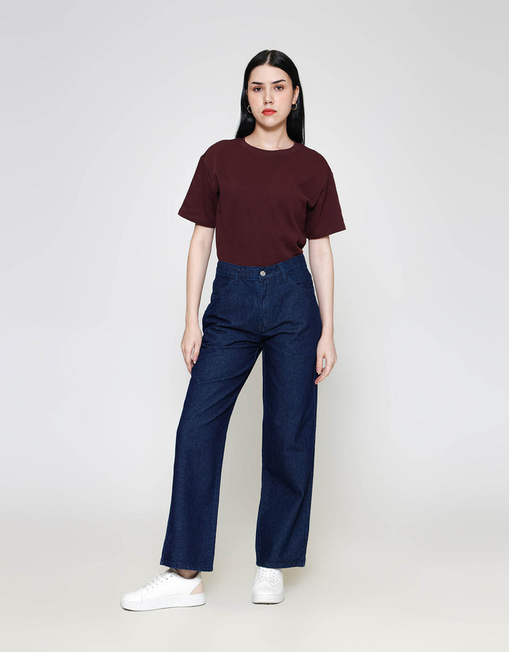 ZES Denim Long Pants Basic Straight Cut BLDD002