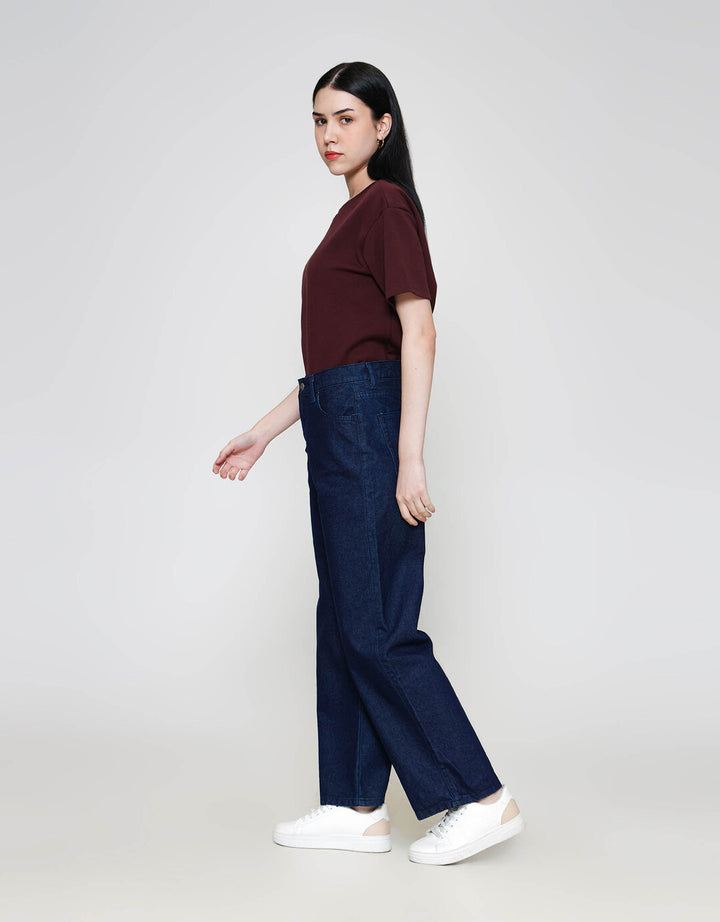 ZES Denim Long Pants Basic Straight Cut BLDD002