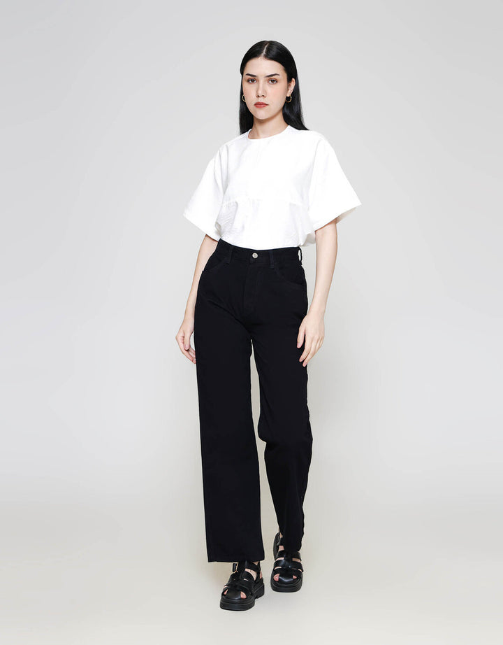 ZES Denim Long Pants Basic Straight Cut BLDD002