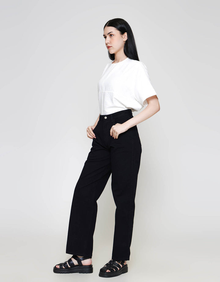 ZES Denim Long Pants Basic Straight Cut BLDD002