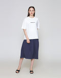 ZES OVERSIZE WORDING WITH YELLOW PRINT ON BACK KAOS WANITA CRLVT053