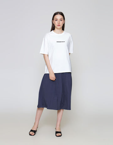 ZES OVERSIZE WORDING WITH YELLOW PRINT ON BACK KAOS WANITA CRLVT053
