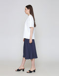ZES OVERSIZE WORDING WITH YELLOW PRINT ON BACK KAOS WANITA CRLVT053