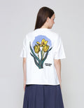 ZES OVERSIZE WORDING WITH YELLOW PRINT ON BACK KAOS WANITA CRLVT053