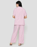 St. Yves Woven Solid Slub Piyama Set Wanita