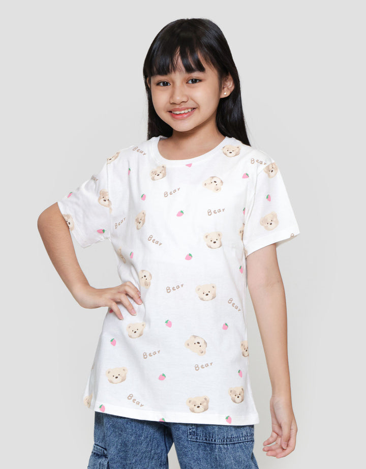 Nevada Bear Berry 1 Kaos Anak Perempuan