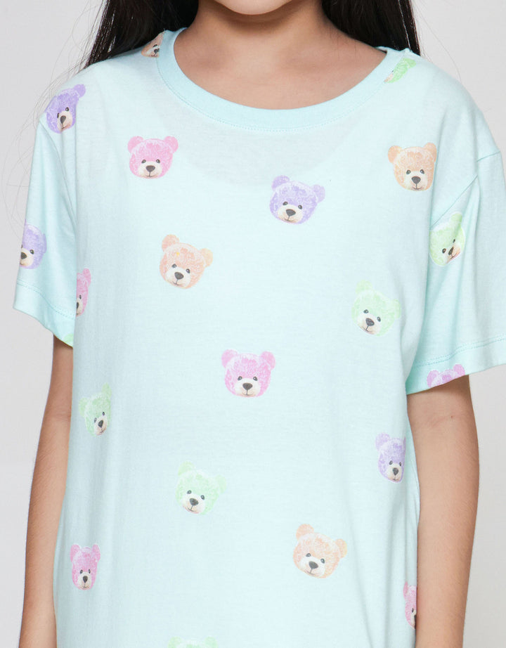 Nevada Bear Colorful 2 Kaos Anak Perempuan