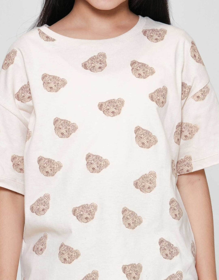 Nevada Bear Lulu Kaos Anak Perempuan