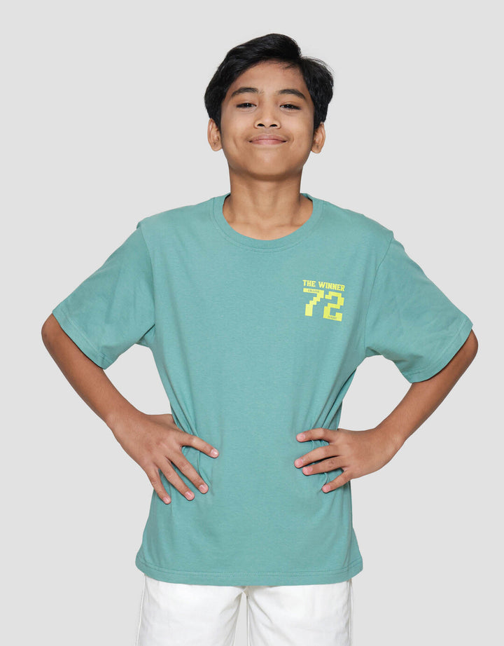 Nevada Ki The Winner Number Dada Kecil Kaos Anak Laki-laki