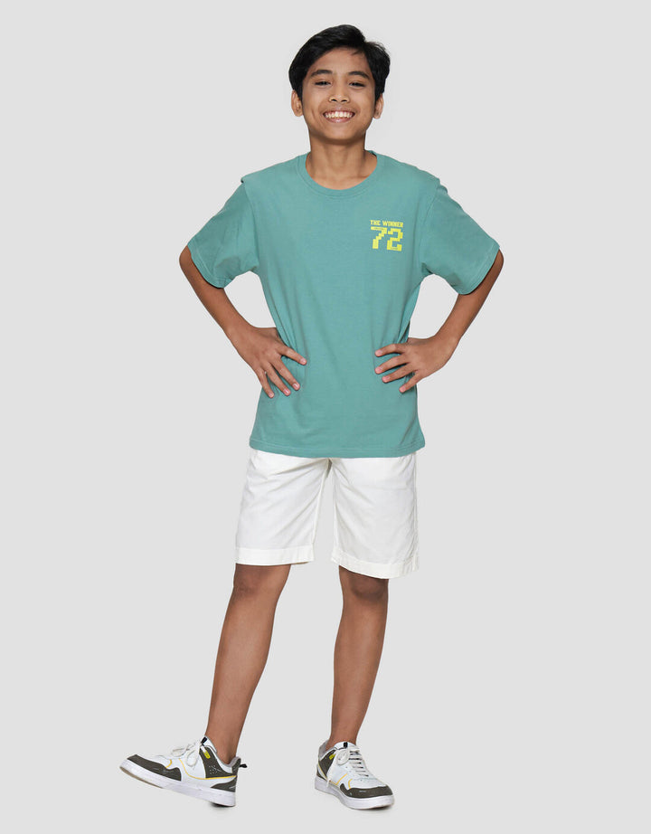 Nevada Ki The Winner Number Dada Kecil Kaos Anak Laki-laki