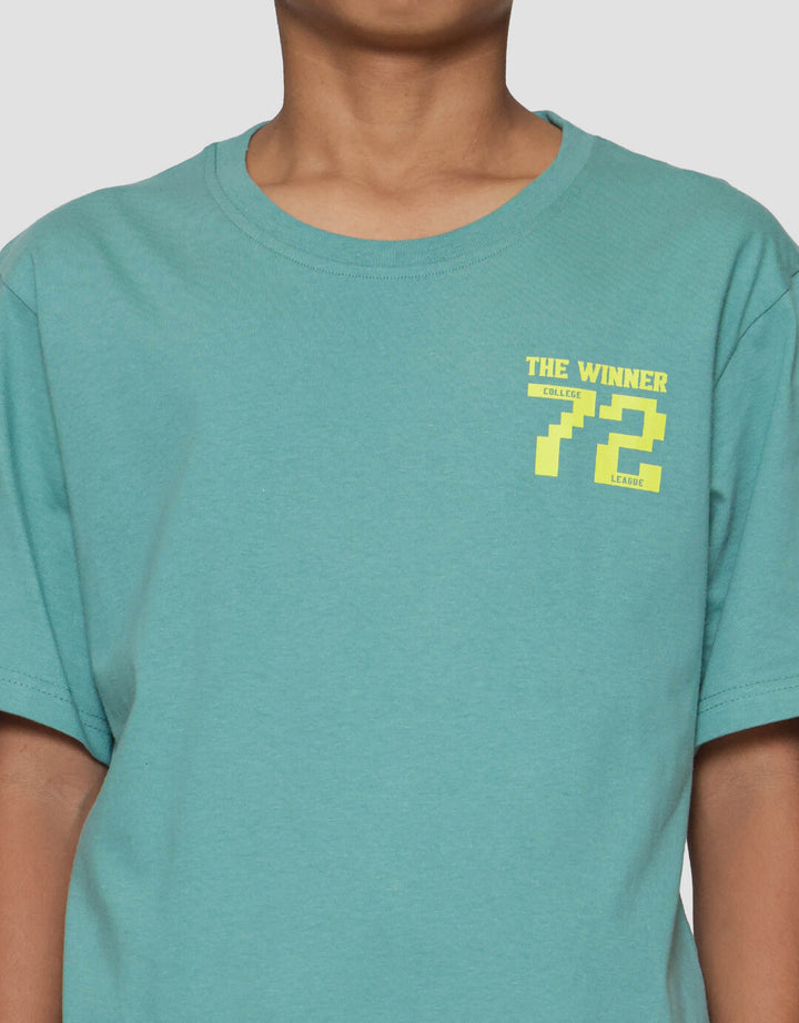 Nevada Ki The Winner Number Dada Kecil Kaos Anak Laki-laki