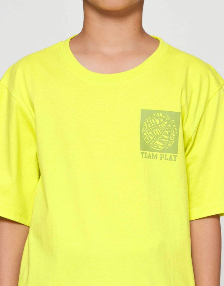 Nevada Ki Logo Basket Kaos Anak Laki-laki