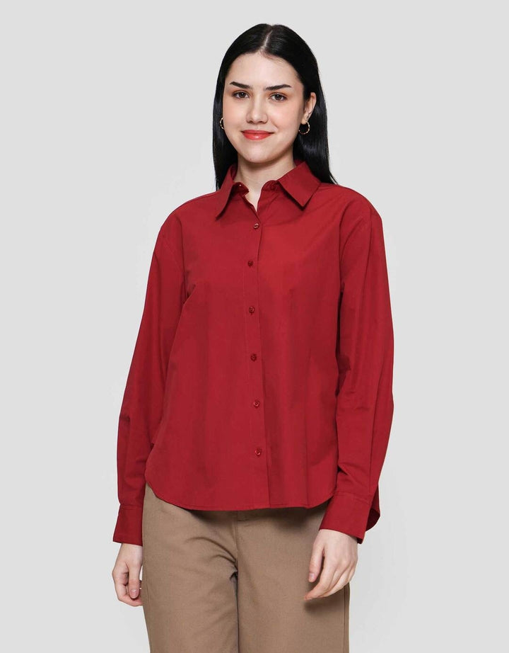 Nevada Basic Shirt Oval Kemeja Wanita