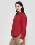 Nevada Basic Shirt Oval Kemeja Wanita