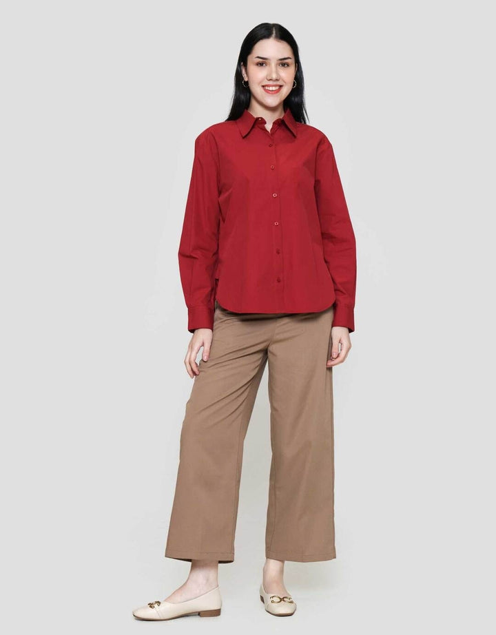 Nevada Basic Shirt Oval Kemeja Wanita
