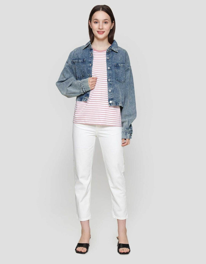 Nevada Vintage Jaket Denim Wanita